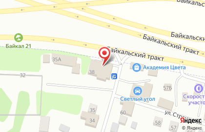 Кафе Берёзка в Иркутске на карте