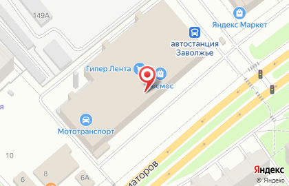 Салон мебели Цвет диванов на проспекте Авиаторов на карте