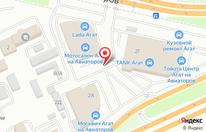 Мотосалон АГАТ в Дзержинском районе на карте