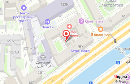 Участковый пункт полиции на метро Фрунзенская на карте