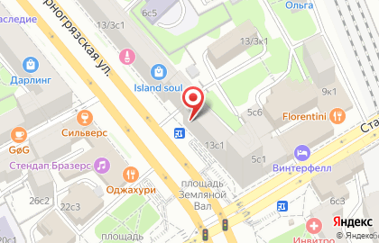 Секс-шоп Точка Любви на Садовой-Черногрязской улице на карте
