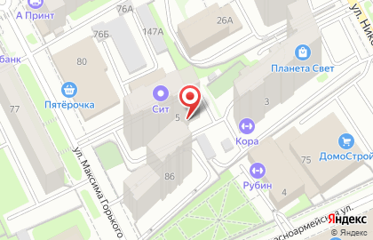 Языковой центр red bus в Свердловском районе на карте