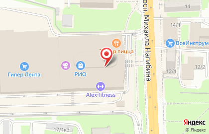 Магазин одежды Elema на проспекте Михаила Нагибина на карте