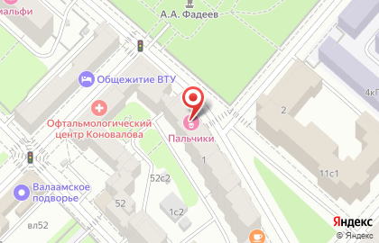 Ногтевая студия Пальчики на улице Александра Невского на карте