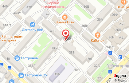 Фруктовый магазин в Советском районе на карте