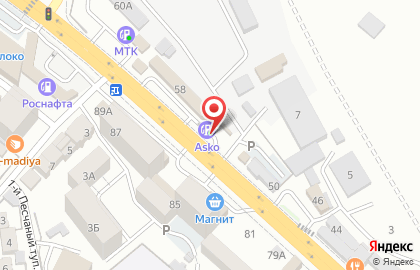 АЗС Asko в Кировском районе на карте