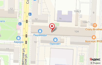 Салон цветов ФлористGO на Советской улице на карте