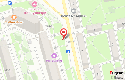 Точка на улице Мира на карте