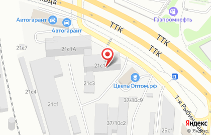 Центр-сервис на улице Сокольнический Вал на карте