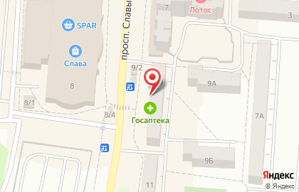 Салон-магазин Славянка на проспекте Славы на карте