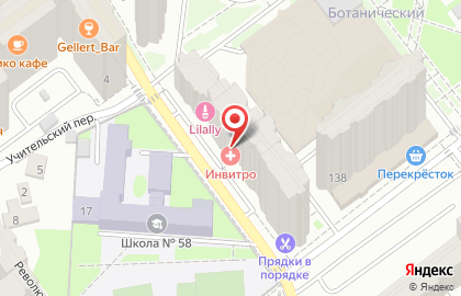 Медицинская компания Инвитро на улице Лукачёва на карте