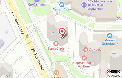 Olexdeco на улице Удальцова на карте