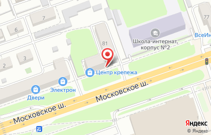 Поликлиника на Московском шоссе на карте