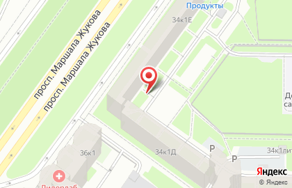 Банк втб 24, Дополнительный Офис # 6 на Маршала Жукова, 36 на карте