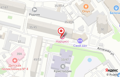Дом ТВ на Аптечной улице на карте