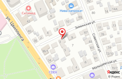 Тимфорт в Центральном районе на карте