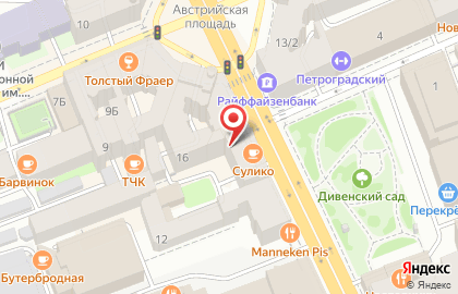 Стоматологический центр Первая семейная клиника Петербурга на Каменноостровском проспекте на карте