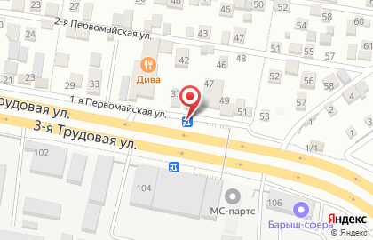 Магазин Хозяюшка в Краснодаре на карте