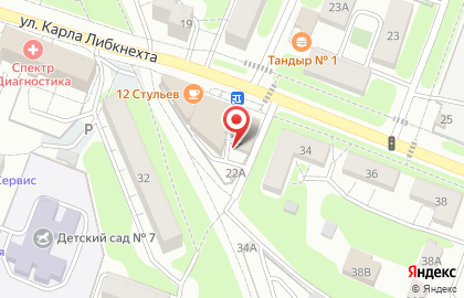 Столовая в Калуге на карте
