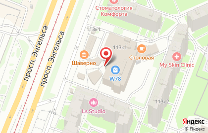 Банкомат МосОблБанк в Выборгском районе на карте