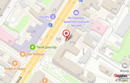 ОАО Банкомат, Газпромбанк на улице Ленина 33 на карте