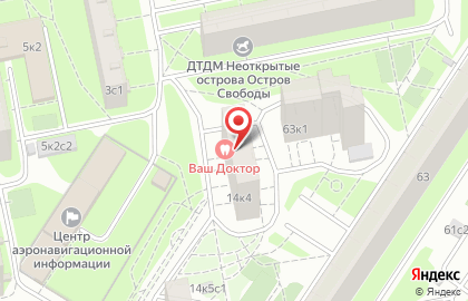 Медицинский центр Ваш Доктор на Химкинском бульваре на карте