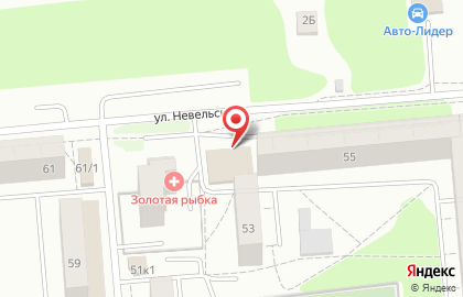 Школа иностранных языков You School на улице Невельского на карте