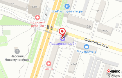 Подшипник.ру Черноземье в Левобережном районе на карте
