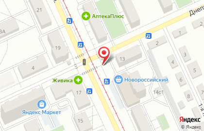 Розничная сеть по продаже цветов на Новороссийской улице на карте