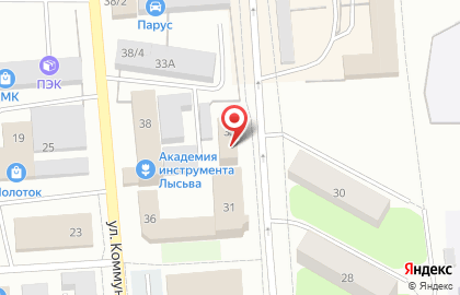 Капитал Лайф в Лысьве на карте