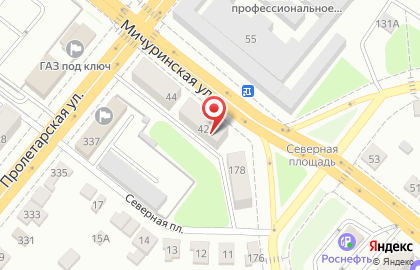 Тамбовская региональная коллегия адвокатов на Мичуринской улице на карте