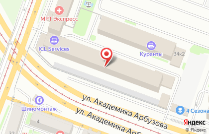 Сервисный центр ICL на Сибирском тракте на карте