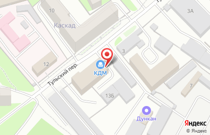 Мебельная компания Мегаполис в Тульском переулке на карте