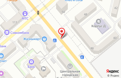 Светофор на Пролетарской улице на карте