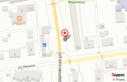 Закусочная на Свердловской улице на карте