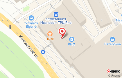 Магазин ювелирных изделий в Иваново на карте