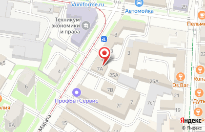 Компания по приему металлолома в Ленинском районе на карте