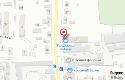 Продсклад Победа на Советской улице на карте