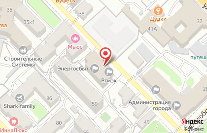 Агентство недвижимости Актив на улице Радищева на карте