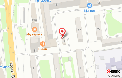 Закусочная в Белгороде на карте