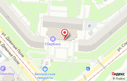 Кондитерская Атак на улице Спирина на карте