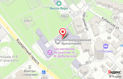 Сочинский колледж искусств на карте