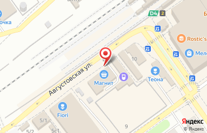 Супермаркет Магнит на Августовской улице в Апрелевке на карте