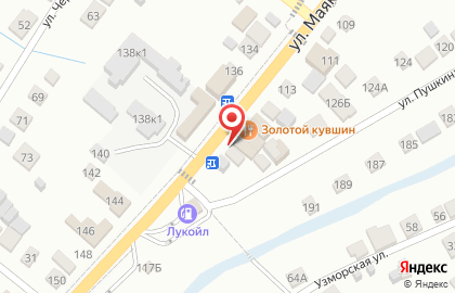 Кафе Шашлычный дворик на улице Маяковского на карте