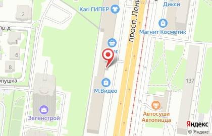 Магазин детских товаров Кораблик на проспекте Ленина на карте