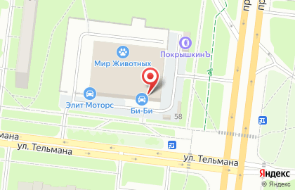 Бистро Вкусная шаверма в Санкт-Петербурге на карте