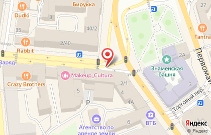 Пекарня Корица в Кировском районе на карте