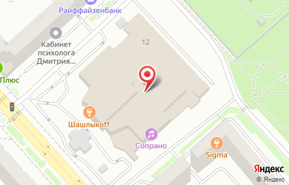 Магазин Позитроника в Советском районе на карте