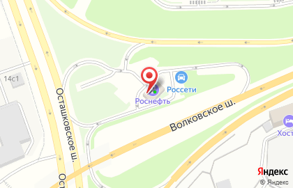 Технический центр Роснефть на метро Медведково на карте