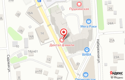 Медицинская компания Инвитро на Набережной улице на карте